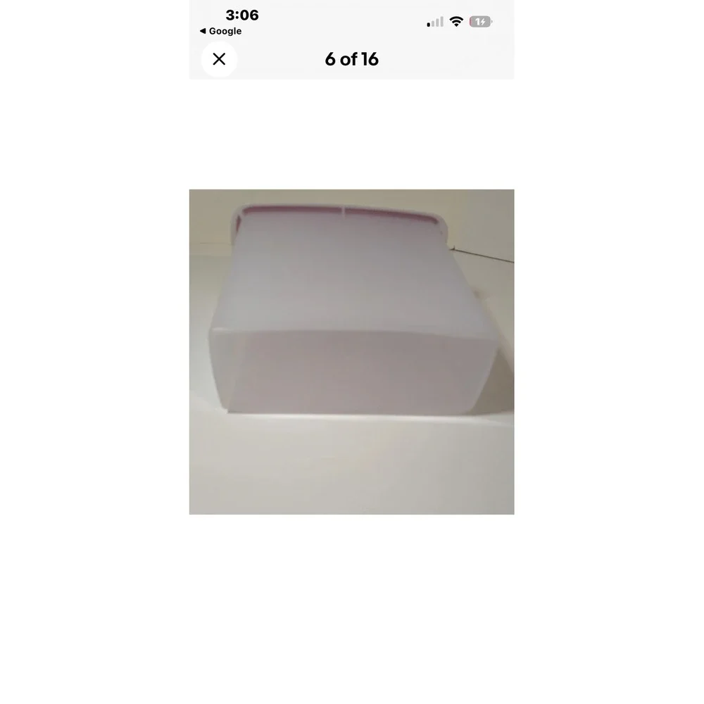 Tupperware Modular Mates Super Oval 4 Red Flip Top Pour Lid Cereal‎ Container 4L